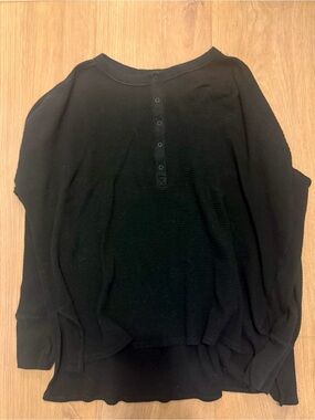 Offline by aerie Long Sleeve Henley Top with Thumboles